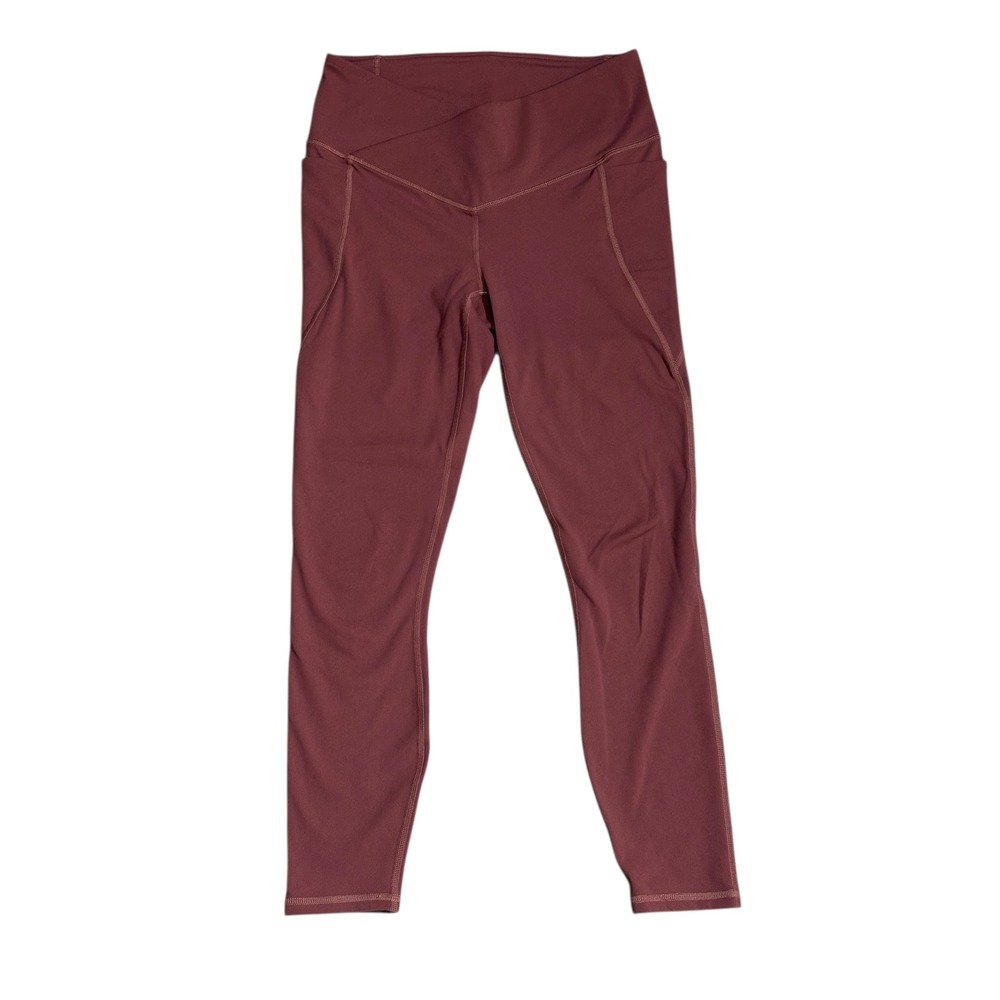 Fabletics PureLuxe Leggings‎ Activewear Workout Pants Rose Mauve Size S